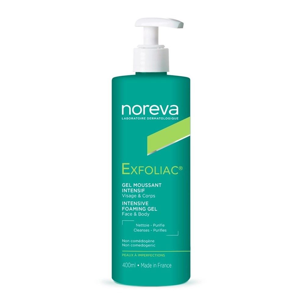 Noreva Exfoliac Exfoliac Интенсивный пенящийся гель для лица и тела  Интенсивный пенящийся гель для лица и тела