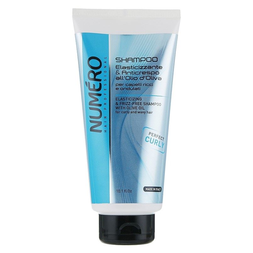 Brelil Professional Numero  Elasticizing & Frizz-Free Shampoo With Olive Oil Шампунь с оливковым маслом для вьющихся и волнистых волос