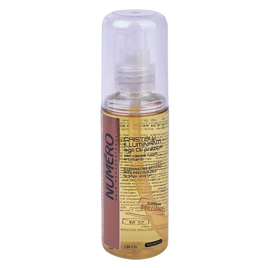 Brelil Professional Numero  Iluminating Crystals with Precious Oil Жидкие кристаллы для придания бриллиантового блеска с маслом арганы и макадамии