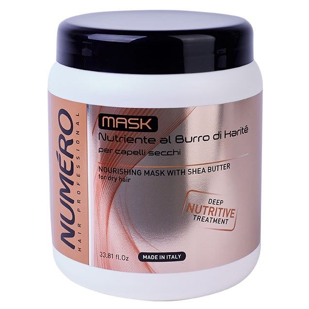 Brelil Professional Numero  Shea Butter Karite Mask  Питательная маска с маслом карите для сухих волос