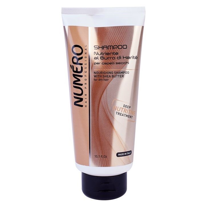 Brelil Professional Numero  Shea Butter Karite Shampoo  Питательный шампунь с маслом карите для сухих волос