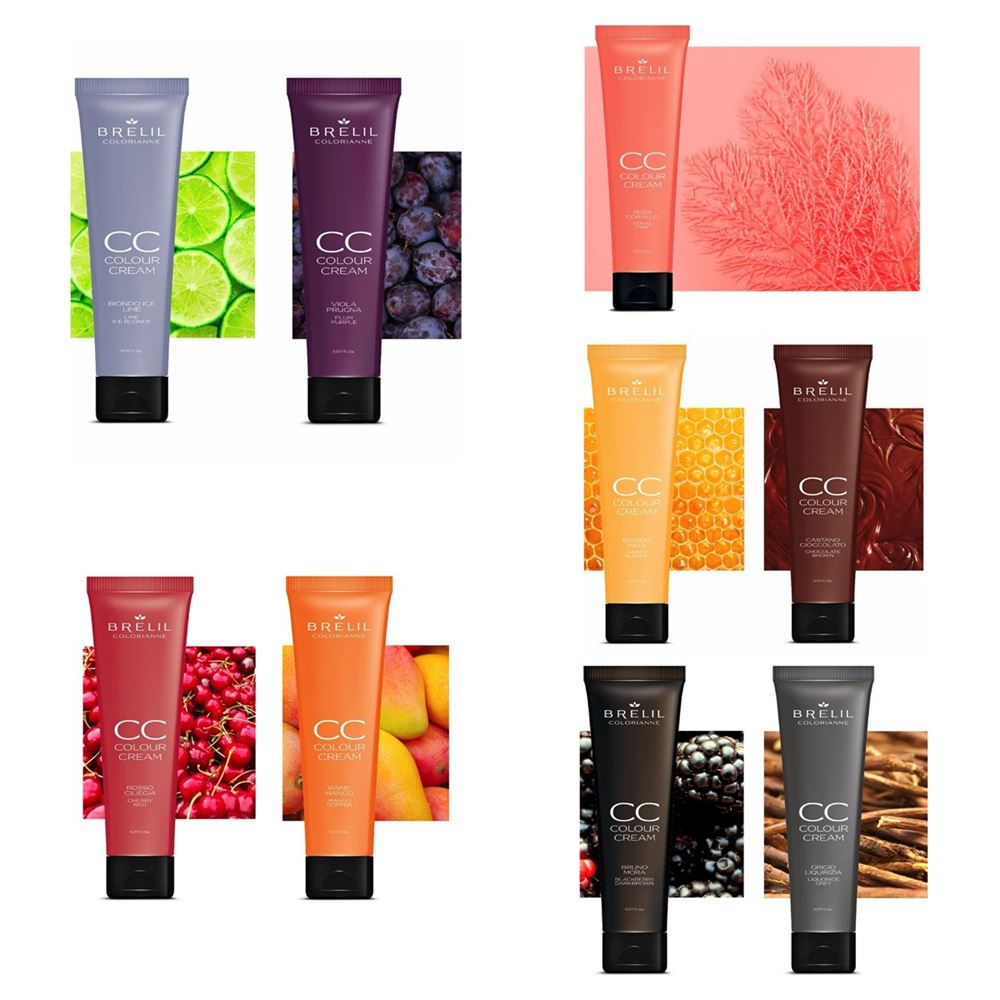 Brelil Professional Coloring Hair CC Color Cream Колорирующий крем для волос 