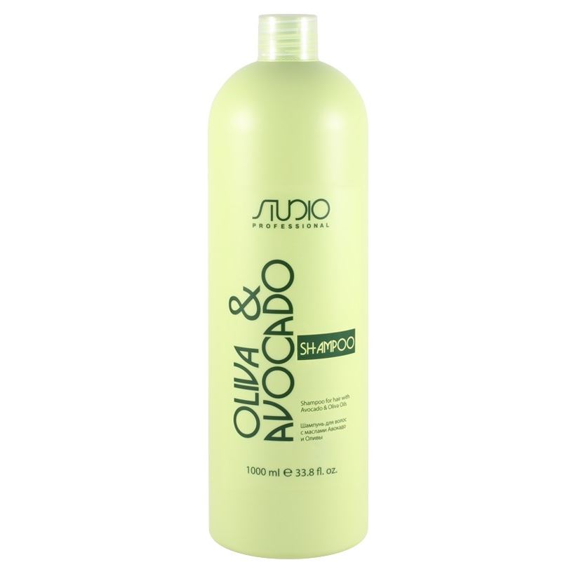 Kapous Professional Studio Oliva & Avocado Shampoo Шампунь увлажняющий для волос с маслами авокадо и оливы