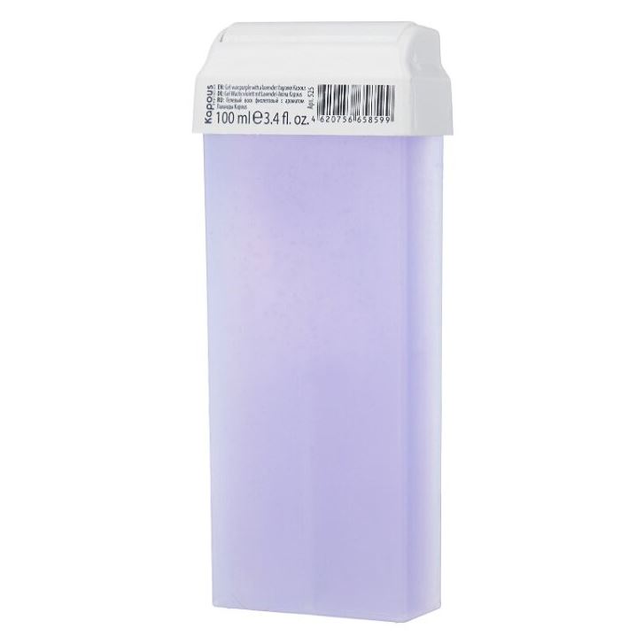 Kapous Professional Depilation Воск в кассетах Лаванда Гелевый воск "С ароматом Лаванды" широкий ролик