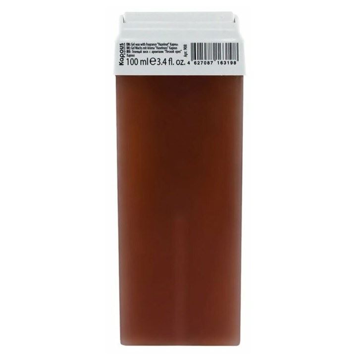 Kapous Professional Depilation Воск в кассетах Лесной орех Гелевый воск "С ароматом Лесной орех" широкий ролик