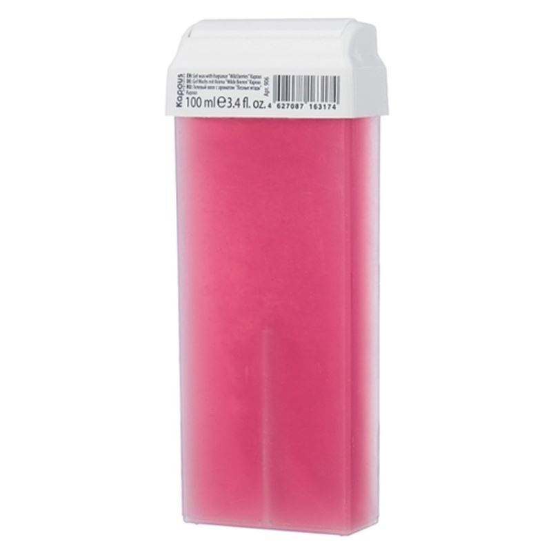 Kapous Professional Depilation Воск в кассетах Лесные ягоды Гелевый воск "С ароматом Лесных ягод" широкий ролик