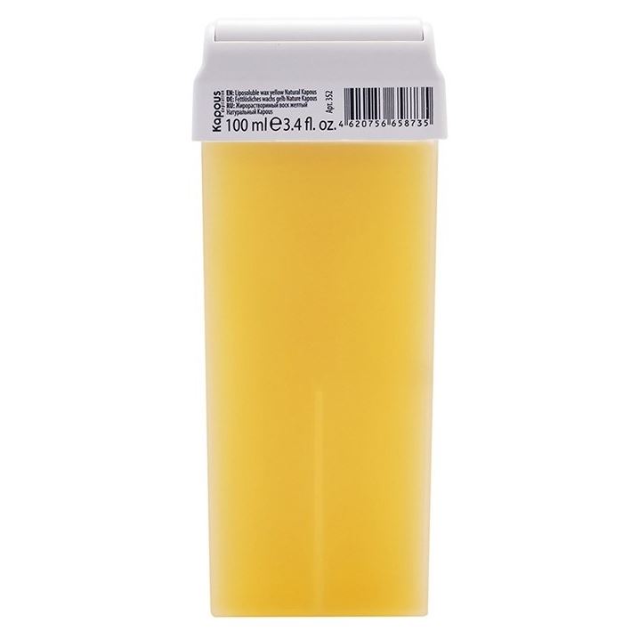 Kapous Professional Depilation Воск в кассетах Желтый Натуральный с широким роликом Жирорастворимый воск "Желтый Натуральный" с широким роликом