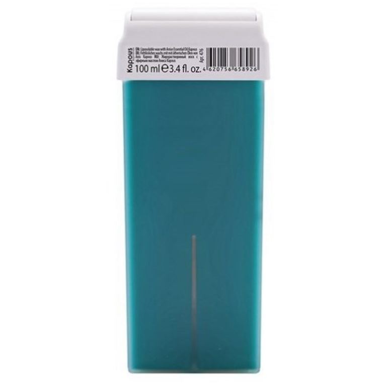 Kapous Professional Depilation Воск в кассетах с эфирным маслом Аниса Жирорастворимый воск с эфирным маслом Аниса с широким роликом