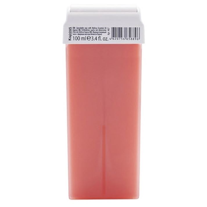 Kapous Professional Depilation Воск в кассетах с эфирным маслом Мелиссы  Жирорастворимый воск с эфирным маслом Мелиссы  с широким роликом