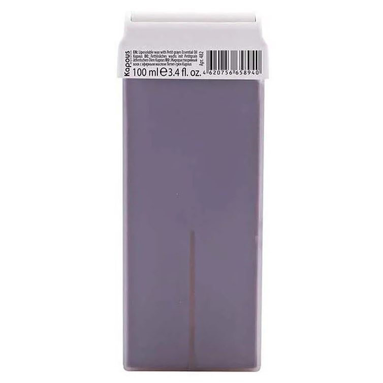 Kapous Professional Depilation Воск в кассетах с эфирным маслом Петит-грея Жирорастворимый воск с эфирным маслом Петит-грея с широким роликом