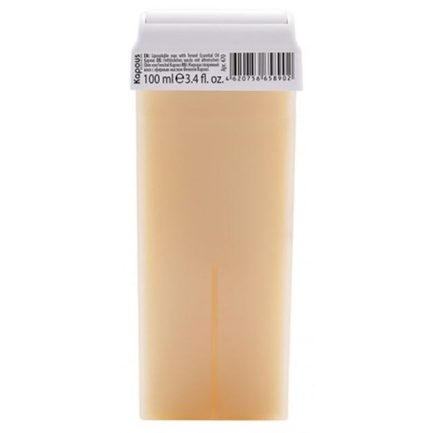 Kapous Professional Depilation Воск в кассетах с эфирным маслом Фенхеля  Жирорастворимый воск с эфирным маслом Фенхеля с широким роликом