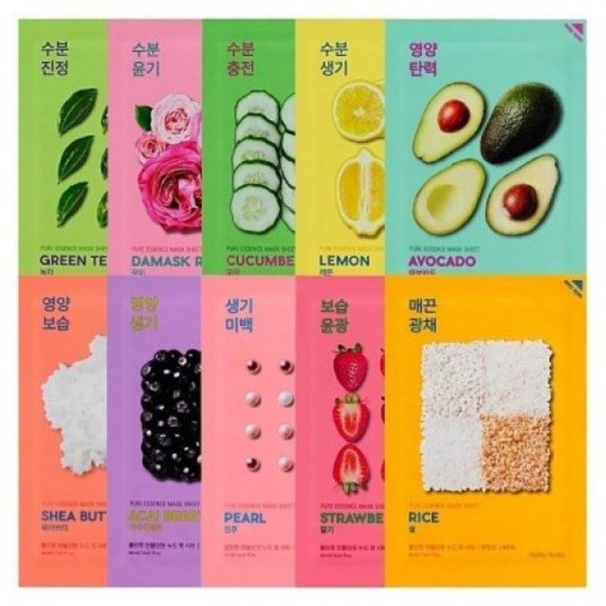 Holika Holika Mask Pure Essence Mask Sheet Ультратонкие тканевые маски