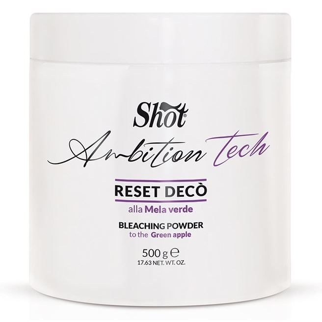 Shot DNA & Ambition Color Ambition Tech Reset Deco Bleaching Powder Осветляющий порошок с ароматом зеленого яблока