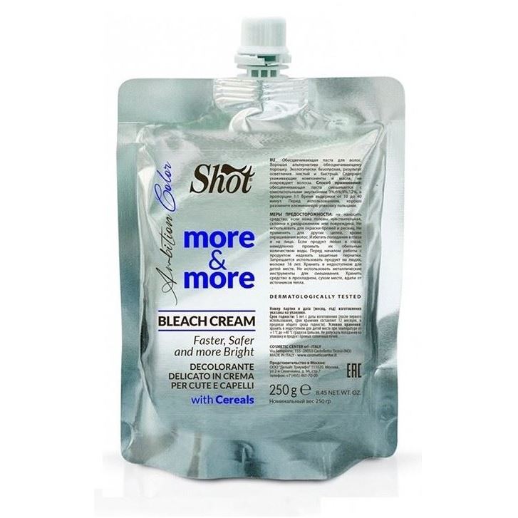 Shot DNA & Ambition Color Bleach Cream More & More Обесцвечивающий крем для волос