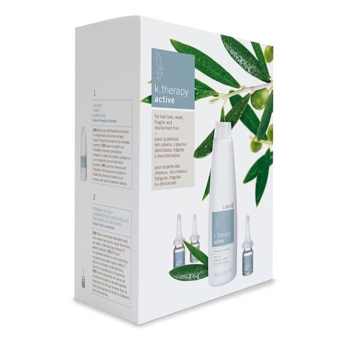 LakMe K-Therapy  K.Therapy Active Pack Набор: Шампунь,  Ампулы 