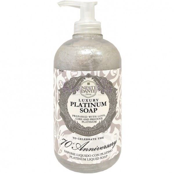 Nesti Dante Liquid Soap Luxury Platinum Liquid Soup 70th Anniversary Жидкое мыло юбилейное платиновое