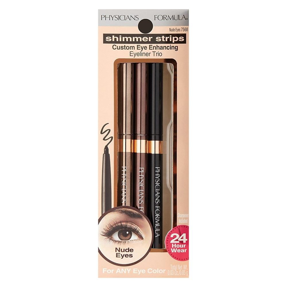 Physicians Formula Make Up Shimmer Strips Custom Eye Enhancing Eyeliner Trio-Nude Eyes Карандаши для век набор 
