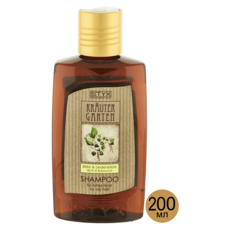STYX Cерия "Травяной сад" Шампунь Береза-Липа Шампунь для жирных волос Береза-Липа