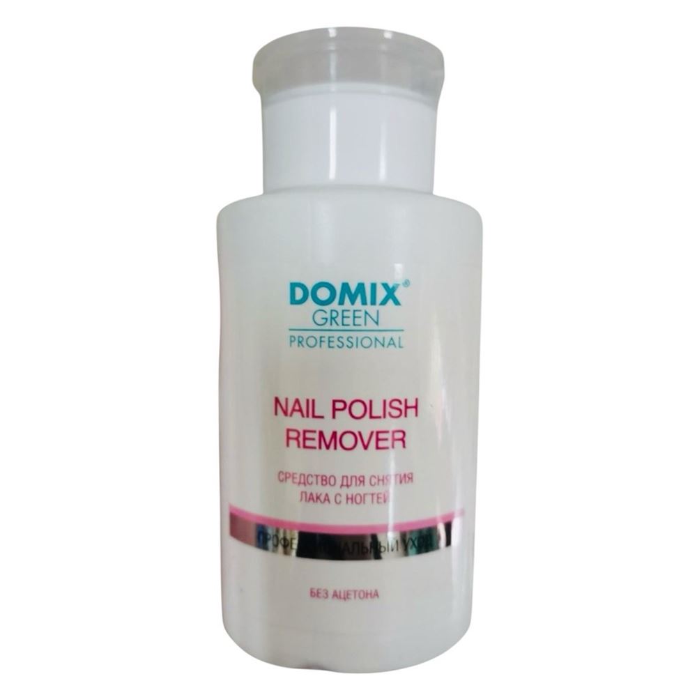 Domix Green Professional Nail Care Nail Polish Remover Non Aceton Formula Средство для снятия лака с ногтей без ацетона 