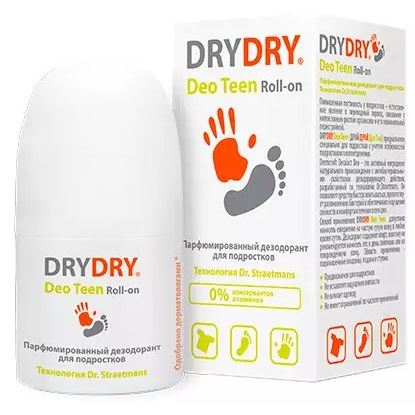 Dry Dry Antiperspirant Dry Dry Deo Teen Парфюмированный ролик для подростков