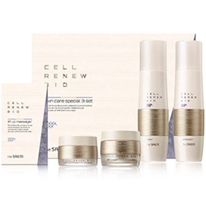 The Saem Dr. Beauty Cell Renew Bio Skin Care Special 3 Set Набор уходовый антивозрастной: крем для лица, крем для век, тонер, эмульсия