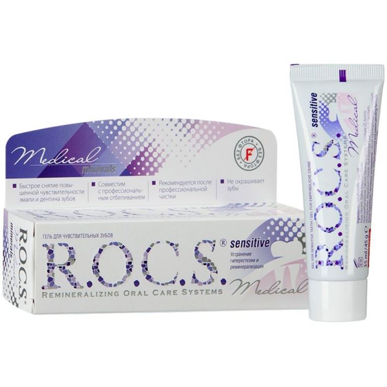R.O.C.S. Medical Medical Minerals Sensitive Гель для чувствительных зубов