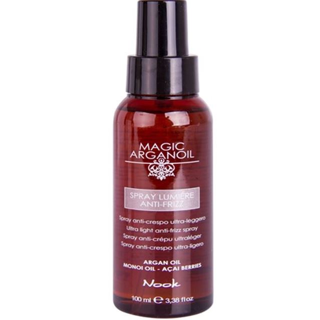 Nook Magic Arganоil Spray Lumiere Anti-Frizz Ультра-легкий спрей для непослушных волос "Магия Арганы"