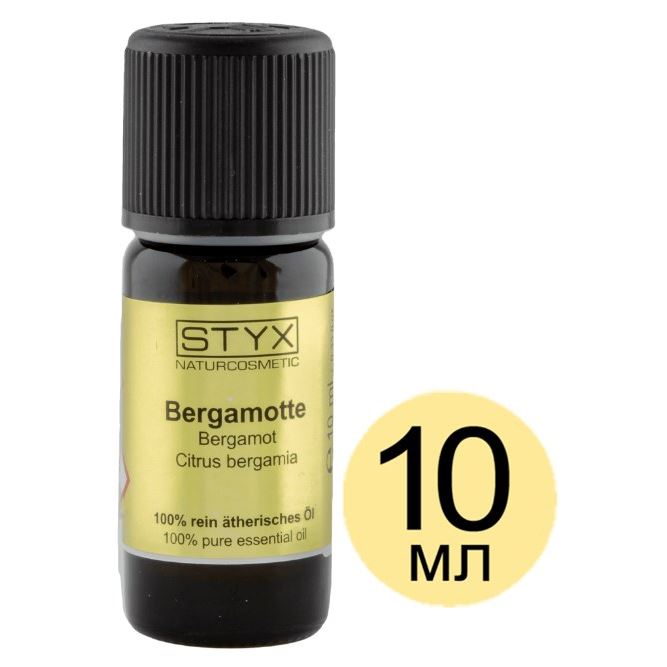 STYX Эфирные Масла 100% БЕРГАМОТ (Bergamot) 100% Эфирное Масло