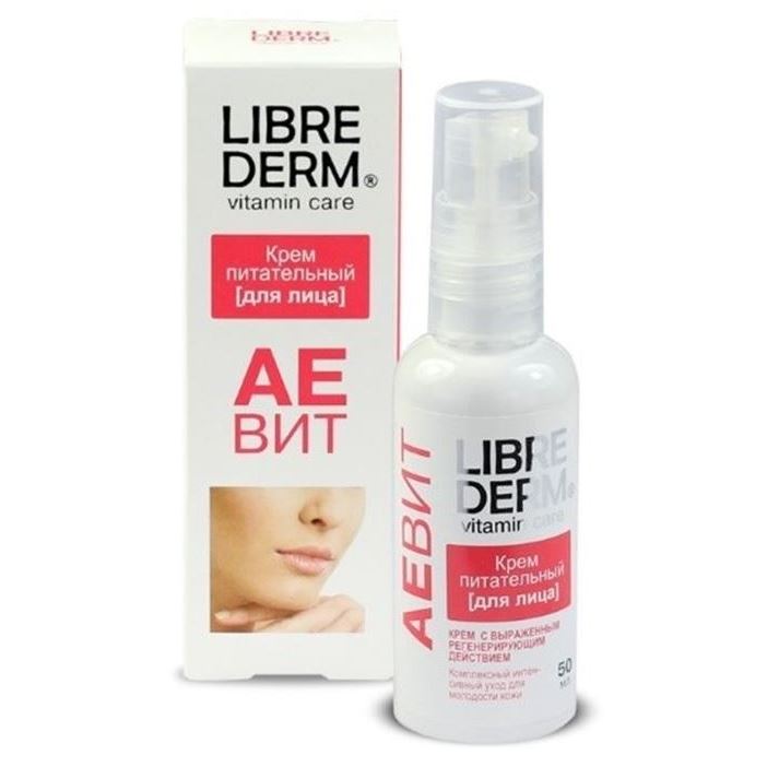 Librederm АЕвит Aevit Nourishing Face Cream And Vitamins Аевит Крем дневной питательный для лица