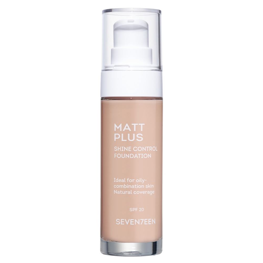 Seventeen Make Up Matt Plus Liquid Make-UP SPF20  Тональный крем длительного действия Matt Plus Shine Control