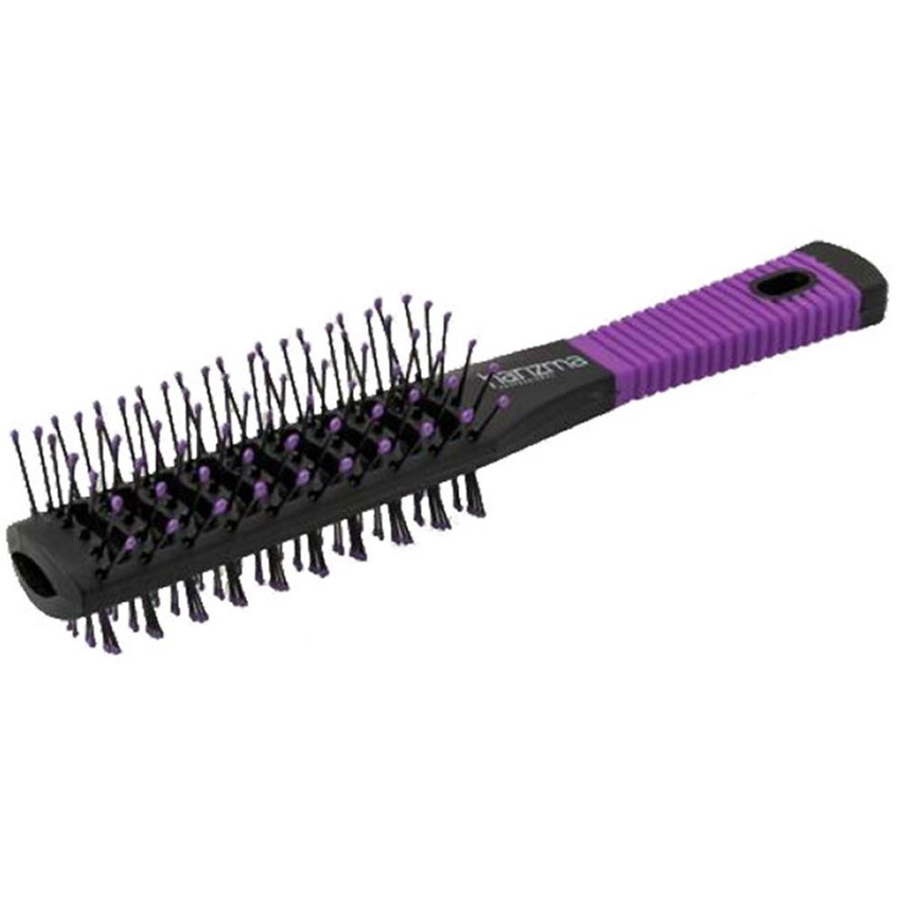 Harizma Professional Щетки и расчески для волос h10608-07 Щетка туннельная двухсторонняя черно-фиолетовая Щетка туннельная двухсторонняя черно-фиолетовая