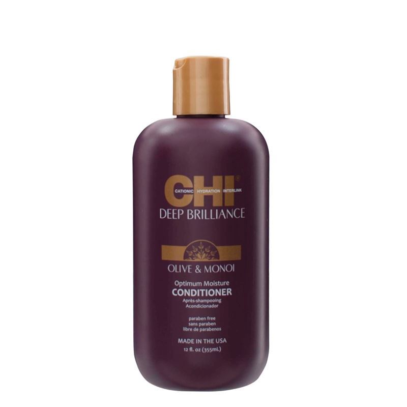 CHI Deep Brilliance Olive & Monoi Optimum Moisture Conditioner Кондиционер Оптимальное Увлажнение, с маслом Оливы и Монои