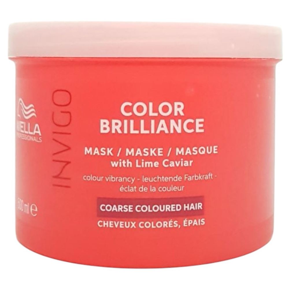 Wella Professionals Invigo Brilliance Vibrant Color Mask Coarse Hair Маска-уход для защиты цвета окрашенных жестких волос