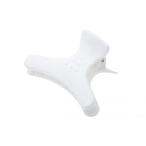 Harizma Professional Аксессуары h10988-01 Зажимы "бабочка" усиленные белые Зажимы "бабочка" усиленные 4 шт белые