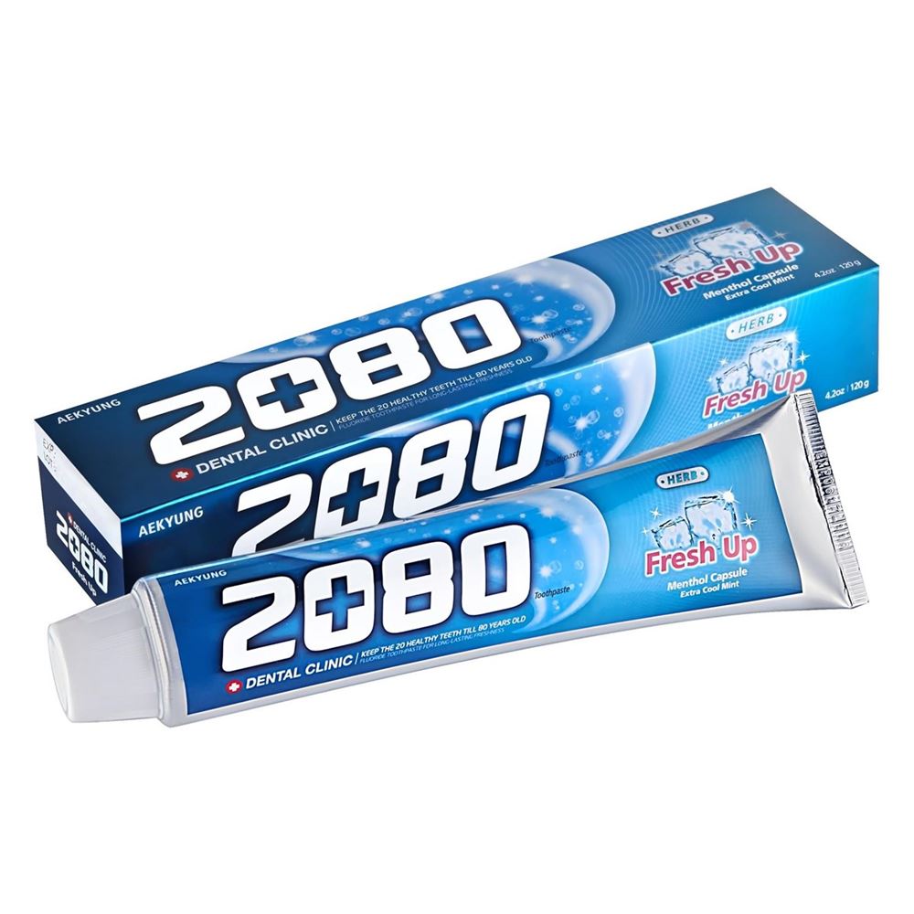 KeraSys Dental Clinic  Fresh Up Herb Зубная паста 2080 Освежающая с лечебными травами