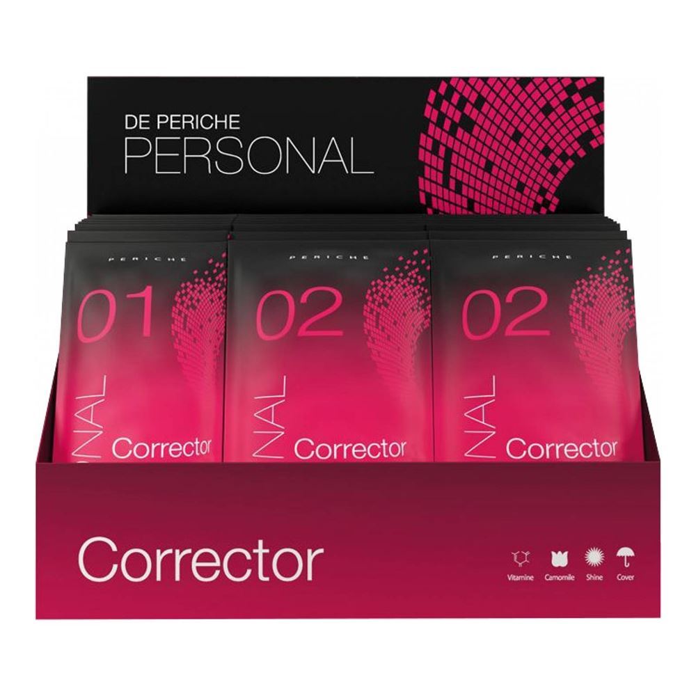 Periche Professional Coloring Hair Ice Blonde Corrector Гель корректор Ледяной Блондин - Фаза 1, Фаза 2