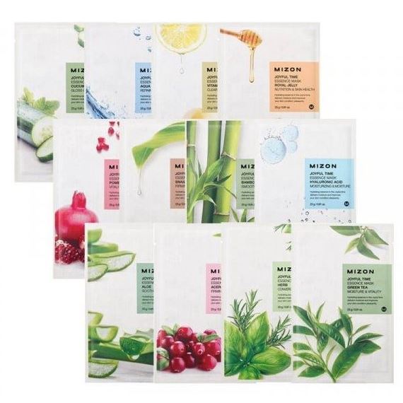 Mizon Mask & Scrab Joyful Time Essence Mask Увлажняющие тканевые маски для лица