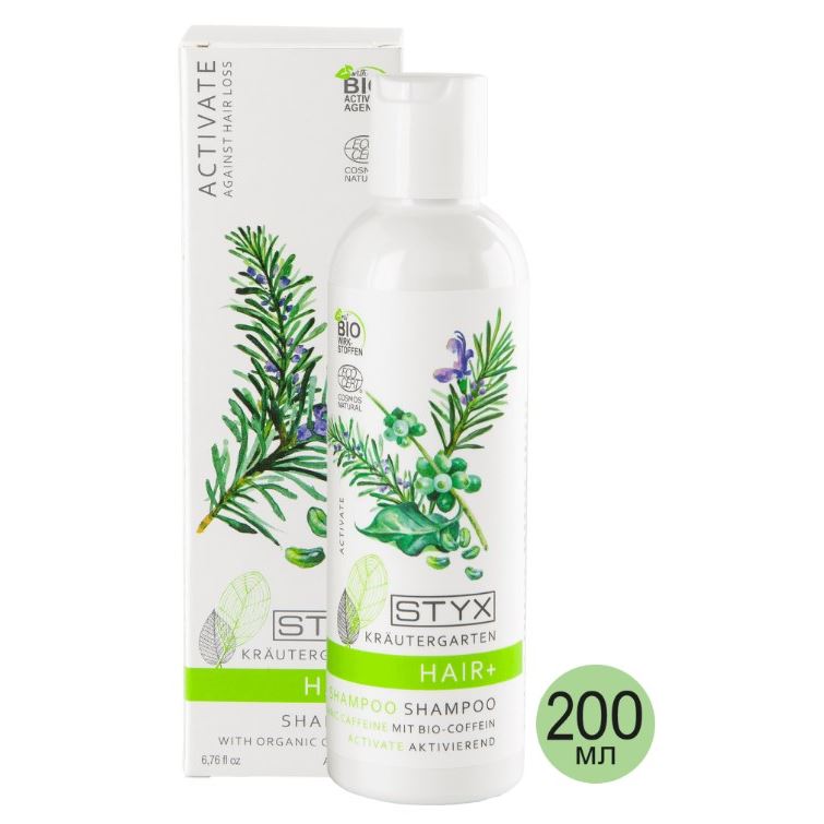 STYX Cерия "Травяной сад" Шампунь Био Кофеин Shampoo Mit Bio-Coffein
