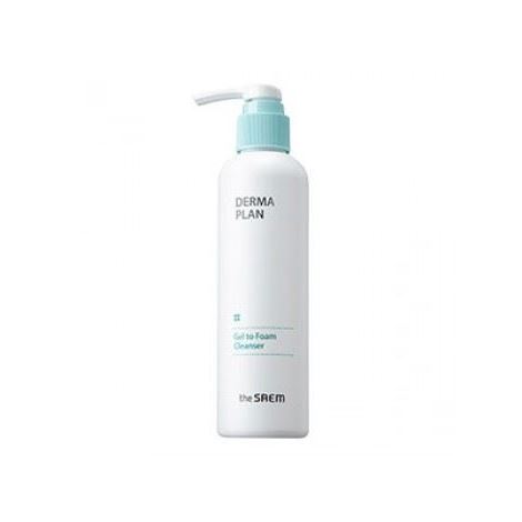The Saem Face Care Derma Plan Gel to Foam Cleanser Гель-пена для умывания