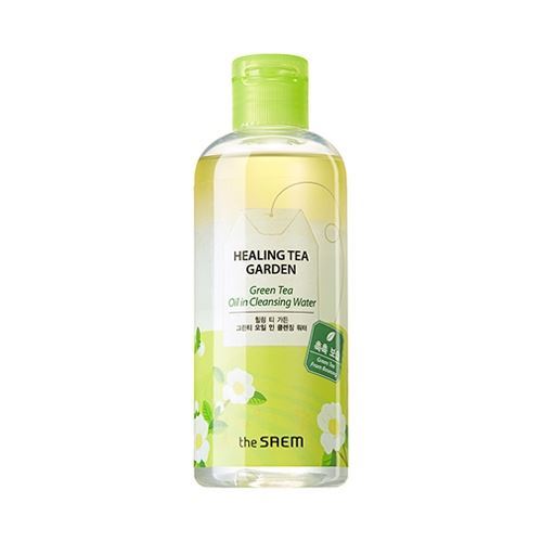 The Saem Garden Healing Tea Garden Green Tea Oil In Cleansing Water Вода очищающая увлажняющая для снятия макияжа с масло зеленого чая