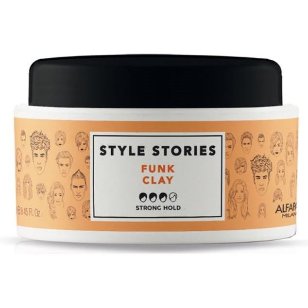 Alfaparf Milano Style Stories Funk Clay Глиняная паста сильной фиксации для эффекта матовых волос