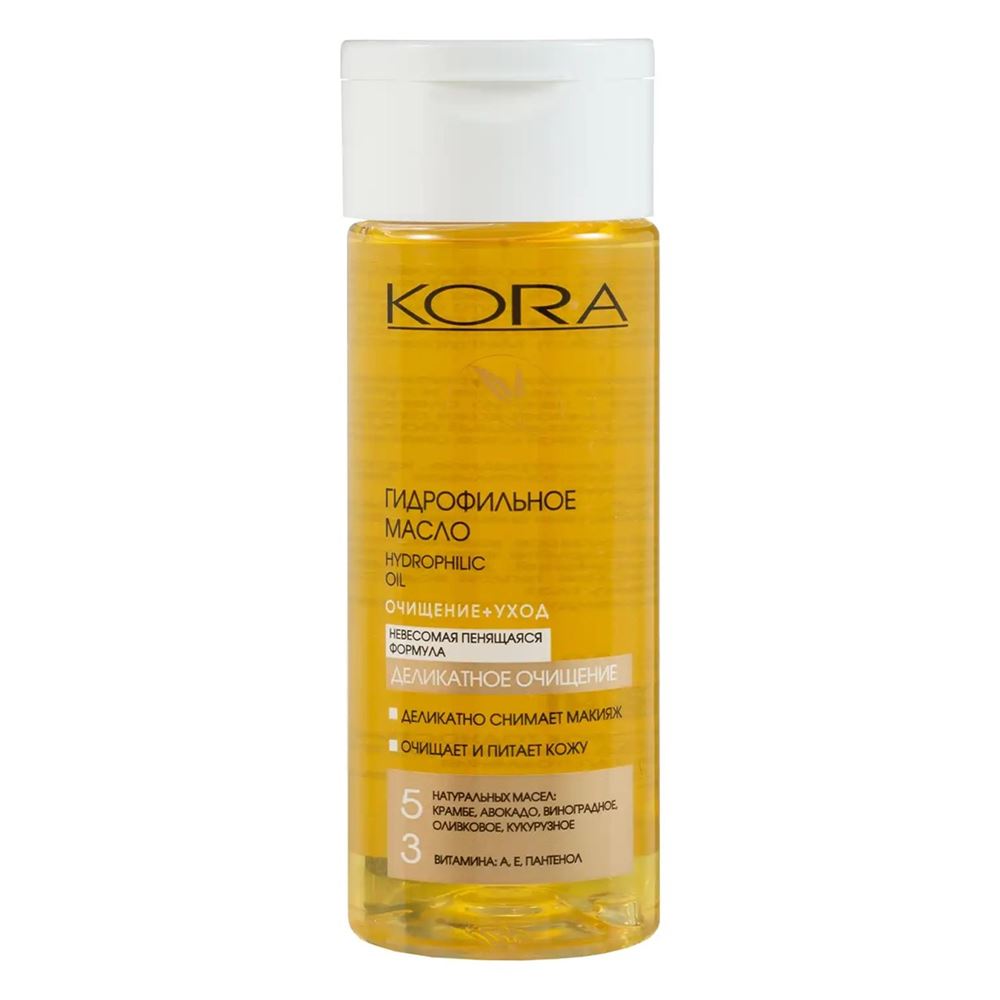 KORA Очищение Гидрофильное масло для сухой и возрастной кожи Очищение + Уход Гидрофильное масло для сухой и возрастной кожи Очищение + Уход