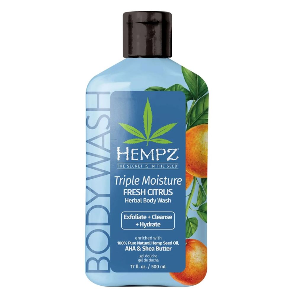 Hempz Body Care Triple Moisture Fresh Citrus Herbal Body Wash Гель для душа тройное увлажнение