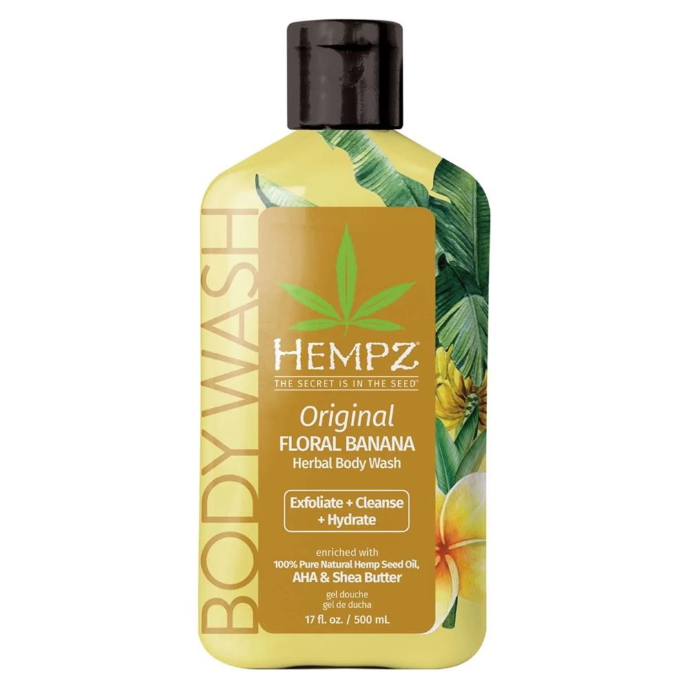 Hempz Body Care Original Floral Banana Herbal Body Wash Гель для душа Оригинальный