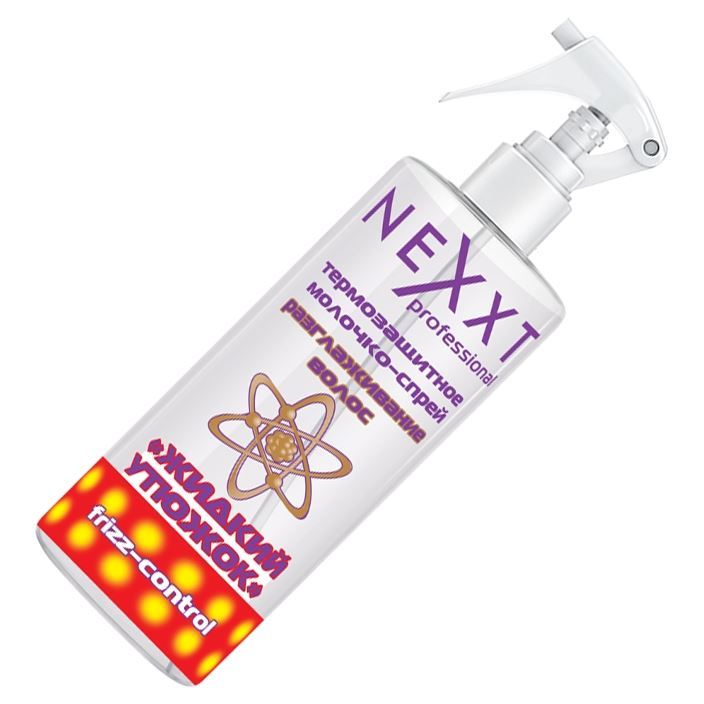 Nexprof (Nexxt Professional) Classic Care Liquid Iron Frizz-Control Термозащитное молочко-спрей для разглаживания волос "Жидкий утюжок"