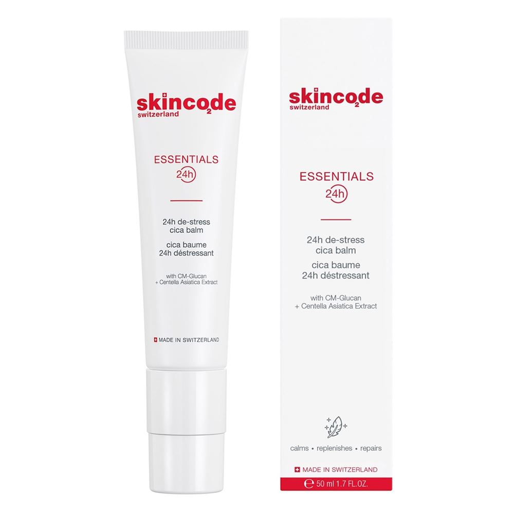 Skincode Face and Body Care  24H De-Stress Cica Balm Бальзам успокаивающий 24-часового действия