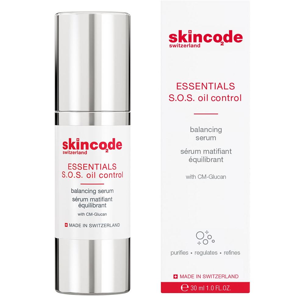 Skincode Face and Body Care  SOS Oil Control Balancing Serum Сыворотка матирующая для жирной кожи