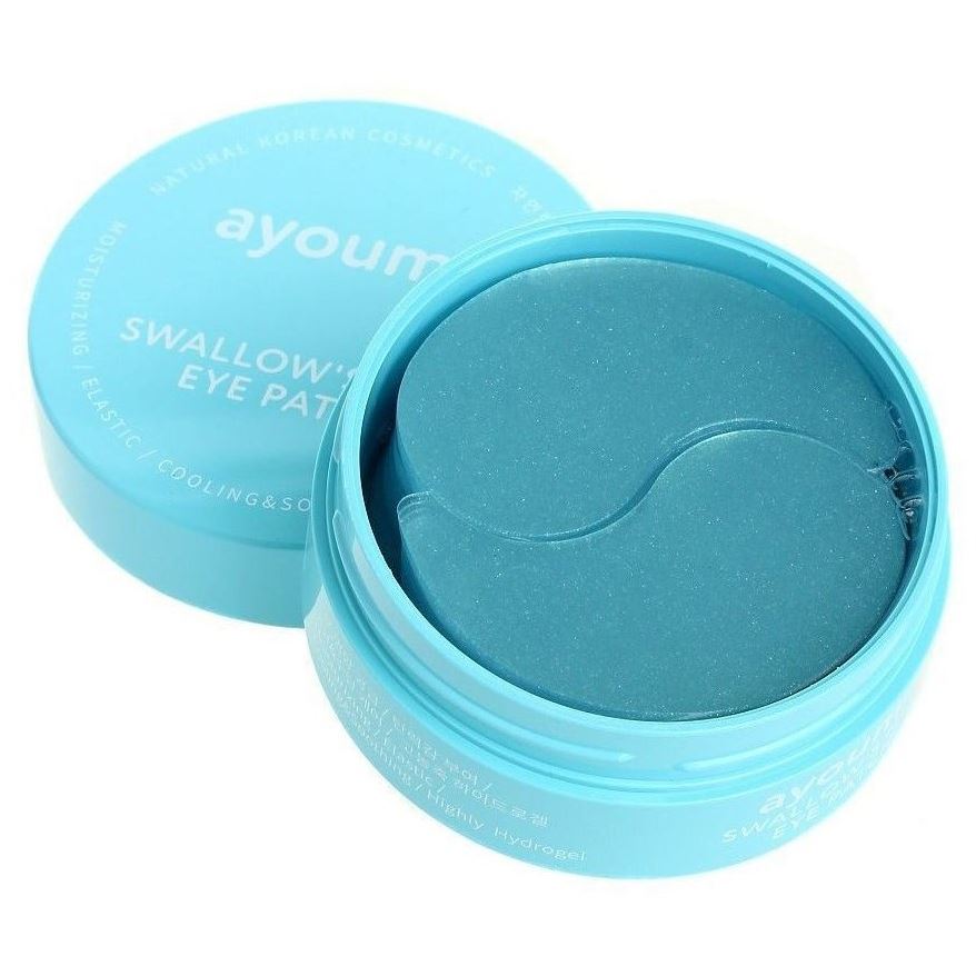 Ayoume Face Care Swallow`s Nest Eye Patch Подтягивающие гидрогелевые патчи с экстрактом ласточкиного гнезда