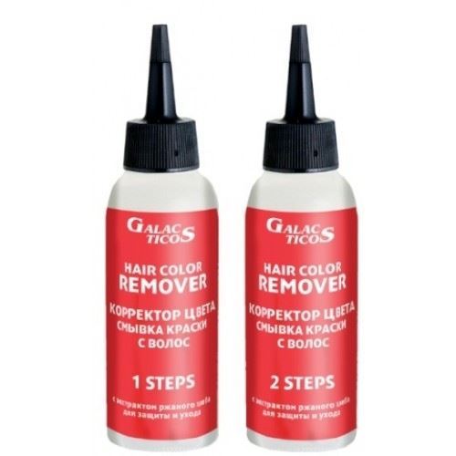 Galacticos Coloring and Permanent Hair Hair Color Remover 2 Steps  Корректор цвета для удаления краски с волос (2 шага)