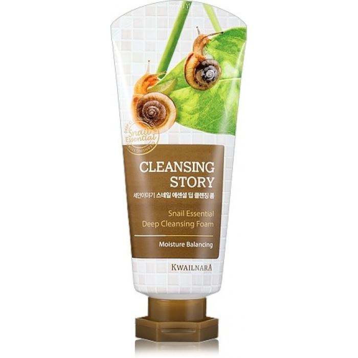 Welcos Skin Care Kwailnara Snail Essential Deep Cleansing Foam Пенка для умывания